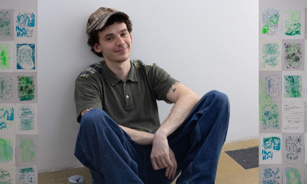 Will at gallery installation