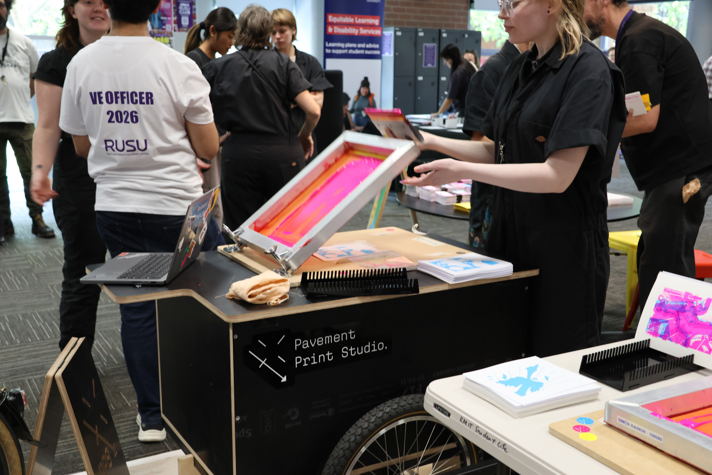 Printing at RMIT Brunswick VE o-week