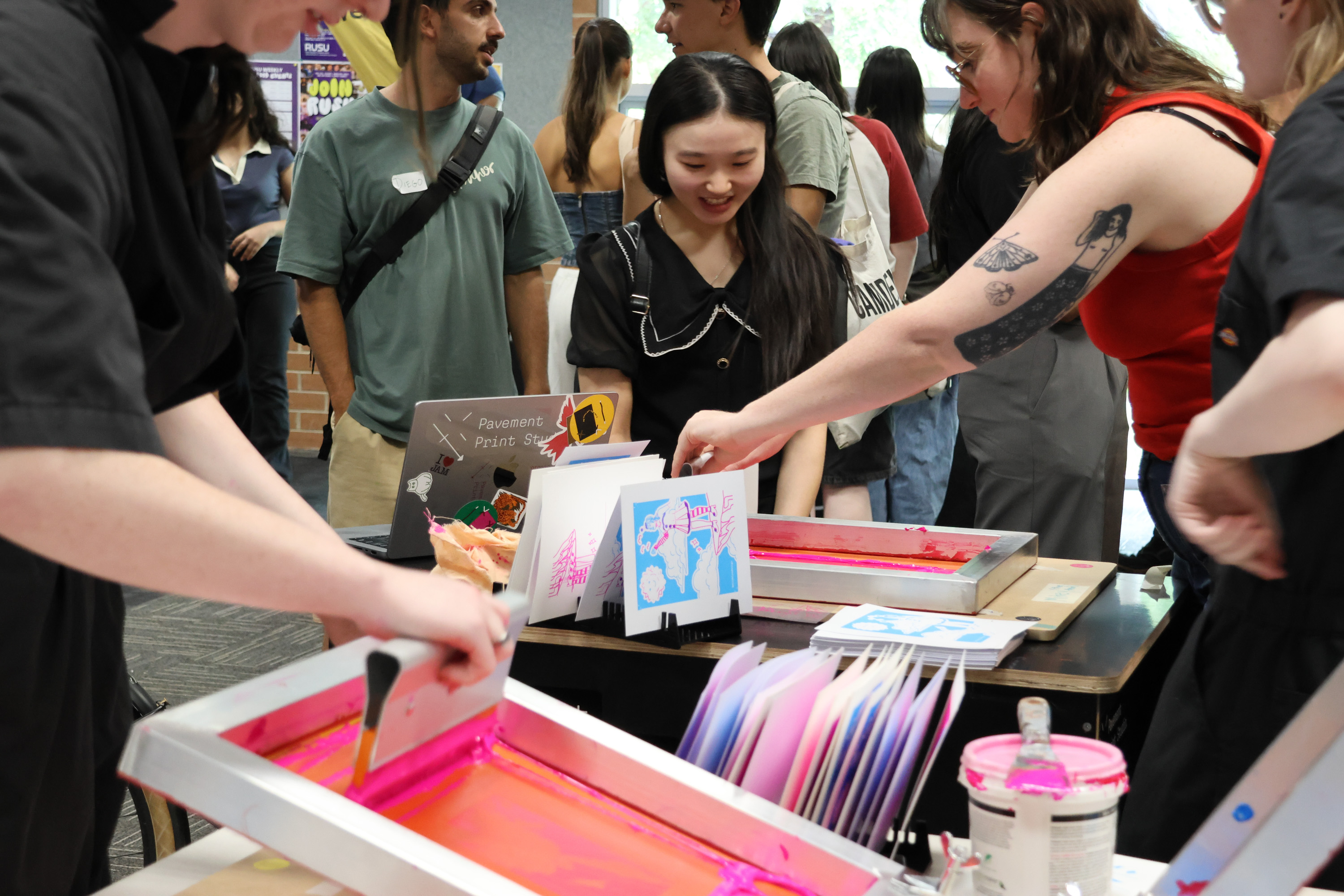 Printing at RMIT Brunswick VE o-week